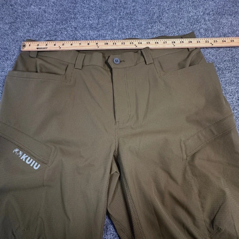 KUIU Tiburon Pants Mens 44 Dark Olive Green Hunting Hiking UPF 50 AirMatrix